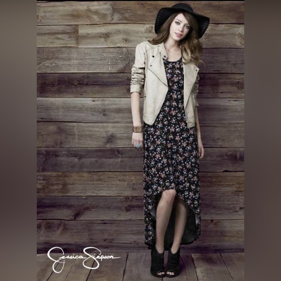 Jessica Simpson Black Floral Maxi Dress - Picture 5 of 5